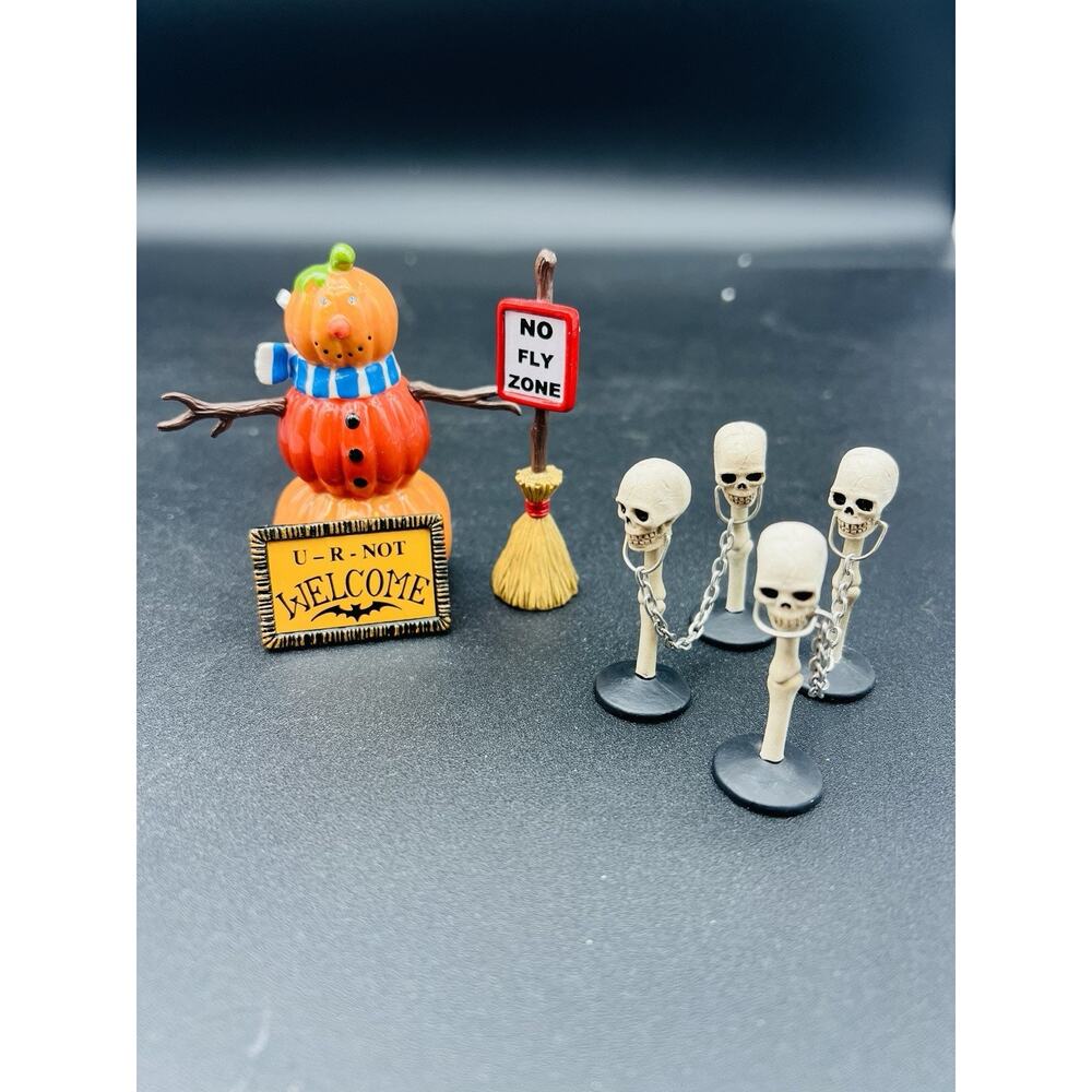DEPT 56 - Halloween Decorating Set Of 5 - Village Accessories - 800026 - New - Picture 4 of 4